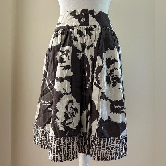 St. John's Bay Dresses & Skirts - CUTE Brown/Cream Skirt